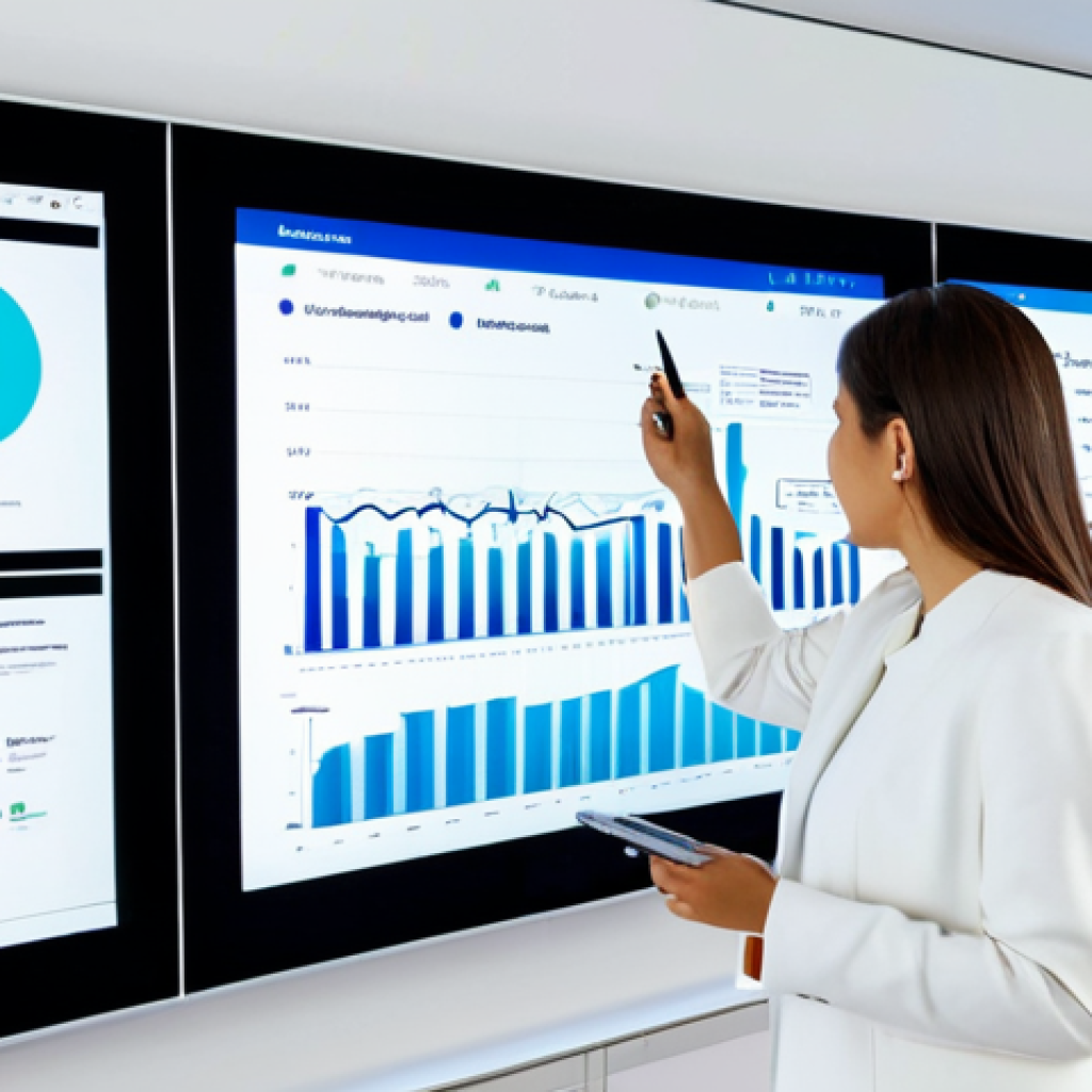 Data-Driven Beauty Strategy**

A brightly lit, modern office space. A diverse team analyzes charts and graphs projected onto a large screen. A fashionable businesswoman points to a trend analysis related to "cosméticos veganos" (vegan cosmetics). The atmosphere is collaborative and focused, showing the strategic use of data in the beauty industry. Include terms: "professional", "appropriate attire", "safe for work", "perfect anatomy", "natural proportions", "high quality".

**