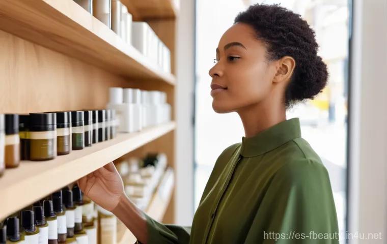 뷰티 산업의 AI 기반 마케팅 - **Prompt:** A group of three diverse young women, aged 20-30, are gathered around a large, futuristi...