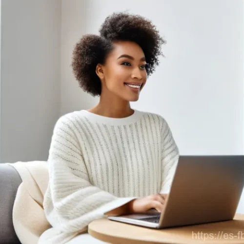 디지털 뷰티 교육 - **Prompt 1: Global Online Beauty Learning Experience**
    A young adult woman, of diverse ethnicity...