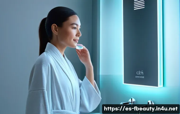 스킨케어 맞춤형 기술 - **Prompt: Empowered by Personalized Skincare DNA Analysis**
    A sophisticated woman, around 30-40 ...