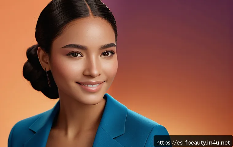 디지털 뷰티 브랜드 모델 - A hyperrealistic digital avatar representing a young Latin American woman with medium skin tone, nat...